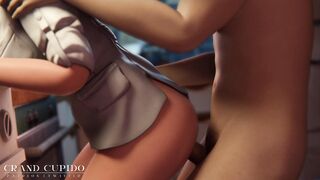 Mercy deep and hard Sex on the kitchen [Overwatch] (Grand Cupido) - Rule34