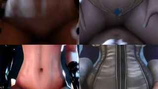 Elizabeth, Helena, Morrigan & Rachel - 4 GIRLS 1 POV (noname55) [BioShock/Dead Or Alive/Dragon Age/Ninja Gaiden] - Rule34