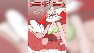 Braxien & Lopunny wrestling (diives) [Pokemon] - Rule34