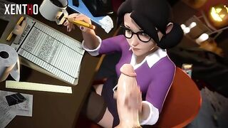 Miss Pauling keeping busy (Xentho) [Team Fortress 2] - Rule34 NSFW
