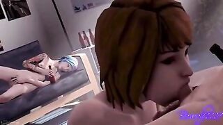 Chloe watches Max suck a dick (Beowulf1117, Lerico213) - Life Is Strange NSFW