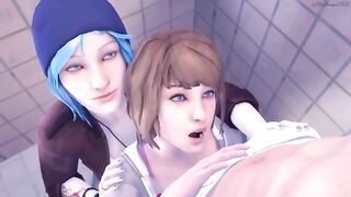Chloe And Max Sharing A Cock (Madruga) [Life is Strange] - Life Is Strange NSFW