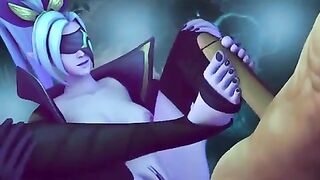 Spirit Blossom Vayne [Coombot3D] - League Of Legends NSFW