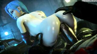 Jinx Rides a Big Black Dick [The Firebrand] - League Of Legends NSFW