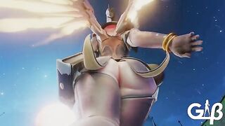 Mercy booty jiggle (GeneralButch) - Overwatch NSFW