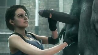 Jill knows how to give a handjob (Noname55) - Resident Evil NSFW