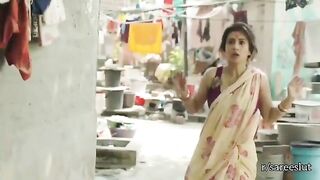 Monami Ghosh in Mouchak Bengali web series - Saree