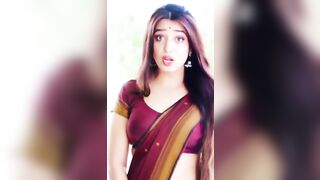 Insta hottie sexy in saree - Saree