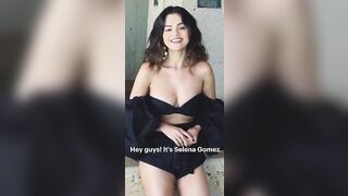 Selena tits barely contained - Selena Gomez