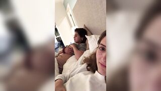 In bed with friend - Selena Gomez