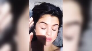 Saying no to a facial - Selena Gomez