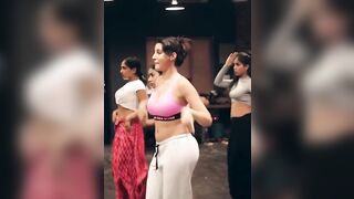 Nora Fatehi Jiggling her belly and Wobbling her Ass