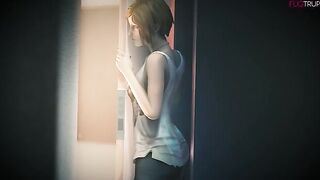 Chloe peeks from the door as Rachel Amber has sex and moans (Fugtrup) [Life is Strange] - Pleasured Pixels