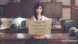 Tifa Lockhart getting 100,000 Followers (Lvl3Toaster) [Final Fantasy 7] - SFM
