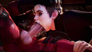 Negasonic mouth fucked (Froggysfm) [Marvel Deadpool] - SFM