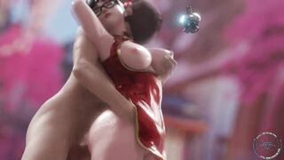 Mei in Qipao gets fucked (Spoks) [Overwatch] - SFM