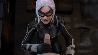 Black Cat Handjob (ChasingNero) [Marvel] - SFM