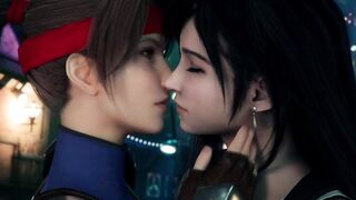 Tifa and Jessie kissing (Lewds3D) [Final Fantasy 7] - SFM