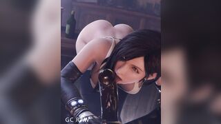 Tifa Lockhart oral creampied (GC Raw) [Final Fantasy 7] - SFM