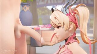 Pink Mercy Handjob and Blowjob (Sound Update) (Dreamrider) [Overwatch] - SFM