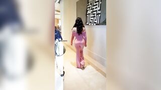 Jhanvi Kapoor Nepo Whore showing all Mehnat her Boyfriends Did on her Ass produy flaunting her phat ass cheeks in a Event