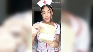 Hot Nurse Rides Him
